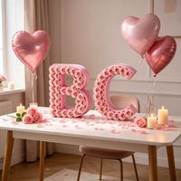 Boîte à fleurs personnalisée en forme irrégulière, recyclable, avec lettres, boîte cadeau rigide faite à la main pour fleurs