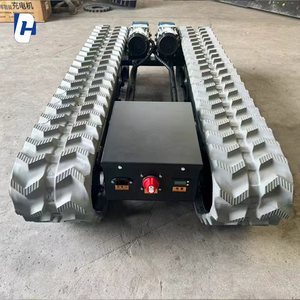 Professionele Aanpasbare Rupsbandchassisreeks Met Rubberen Rupsbanden Hydraulisch Onderstel En Afstandsbedieningsplatform - Product Image 3