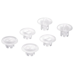 EXtremeRate Custom Clear Replacement Joystick Swappable Thumbsticks for PS5 <b>Edge</b> Controller - Product Image 2