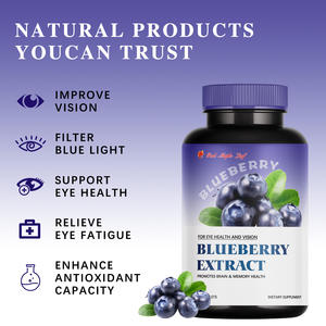 Comprimés d'anthocyanes de bleuets et d'ésters de <span class=keywords><strong>lutéine</strong></span> |   Antioxydant puissant pour la santé des yeux et des cellules |   Haute valeur ORAC - Product Image 6