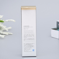 Boîte en papier personnalisée pour cosmétiques et soins de la peau, impression de boîtes en papier pliables de différentes couleurs