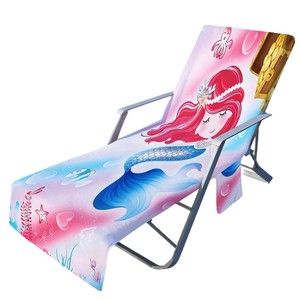 Nautical Anchor <strong>Surf</strong> <strong>Print</strong> Microfiber Beach Lounge Chair Cover With Storage Bag Quick Dry Sunbed Towel Digital <strong>Print</strong> - Product Image 5