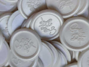 Custom autoadesivo sigillante cera sigillo di cera timbri per la busta della carta della lettera - Product Image 6