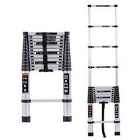 Échelle télescopique polyvalente 3,8 m, échelle plateforme multifonctionnelle en aluminium, prix de gros, échelle télescopique en Chine