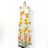 Robe longue maxi d'été pour femme, unie, à lacets, style décontracté pour soirée, avec motif léopard, sans col, taille unique