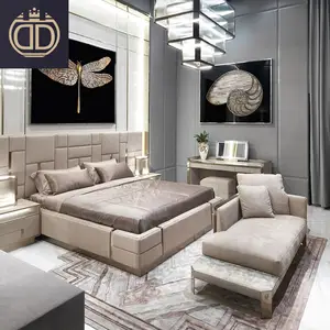 Foshan hotel testa sacchetto di immagazzinaggio bordo doppio formato 180x200 <span class=keywords><strong>letto</strong></span> - Product Image 1