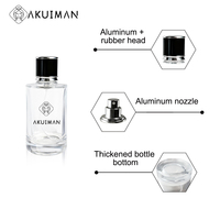 Set Botol Parfum Kosong 30ml dengan Kotak dan Tutup Magnetik