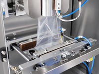 Machine d'emballage verticale multifonctionnelle pour granulés, machine d'emballage automatique pour glaçons et glace pilée