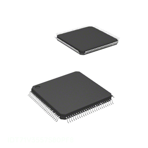 IDT71V3557S80PF8 100 LQFP Memory Components Electronic In Stock - Product Image 1