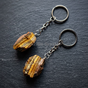 พวงกุญแจคริสตัลธรรมชาติคุณภาพดี รูปทรงและสีตามสั่ง - Product Image 2