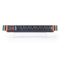 Unit Distribusi Daya PDU Vertiv Baja Profesional 19 Inch Rack Mount 8 Port Soket Universal Pusat Data 144V DC Stok Tersedia