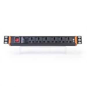Unidad de Distribución de Energía (PDU) <span class=keywords><strong>Vertiv</strong></span> Profesional de Acero para Montaje en <span class=keywords><strong>Rack</strong></span> de 19 Pulgadas, 8 Puertos, Enchufe Universal, Centro de Datos, 144V CC - Product Image 3