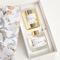 AIKUN OEM – Ensemble diffuseur de parfum et bougie parfumée au design exclusif de notre équipe de créateurs, avec étiquette personnalisée, idéal pour les cadeaux de mariage