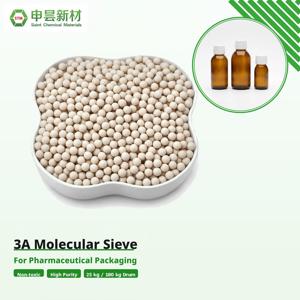 Peneira <span class=keywords><strong>Molecular</strong></span> 3A, Zeólita 3A Grau Industrial, Dessecante Adsorvente, Refrigerante para Vidro Isolante, Secante para Plásticos, Alta Pureza - Product Image 5