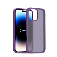 Coque de téléphone de protection Premium mat pour iPhone 16 pro max coques de téléphone semi-transparentes en Silicone pour iphone 15 14 13 12 pro max