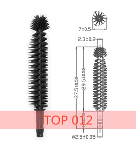 Aplicador de Máscara de Silicona Cosmética, Cepillo para Extensión de Pestañas, Cepillos para Pestañas - Product Image 4