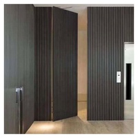 Porte intérieure invisible sans cadre SJUMBO, design moderne à grille affleurante, placage MDF imitation bois