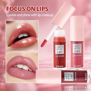 Brillo Labial Mineral <span class=keywords><strong>de</strong></span> Larga Duración, Brillo Intenso, Lápiz Labial Líquido Impermeable con Ácido Hialurónico - Product Image 2