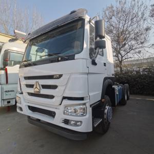 Tracteur routier Sinotruk HOWO 6X4, tête de tracteur lourd, nouveau camion diesel avec caméra arrière, 371HP 400HP, <span class=keywords><strong>occasion</strong></span> à vendre - Product Image 1