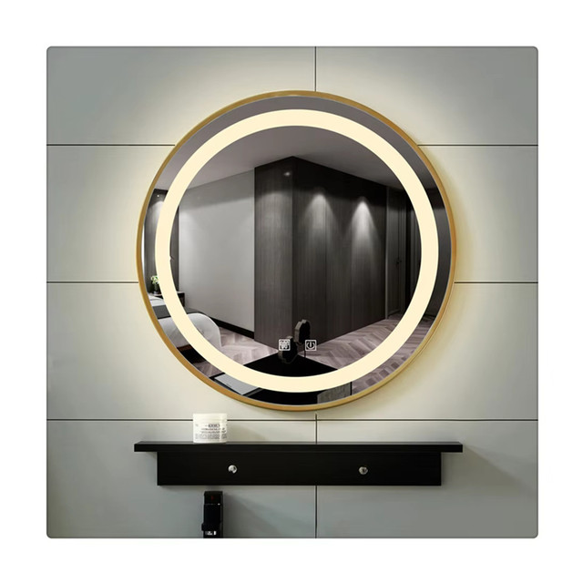 Factory Wholesale Touch Screen Fog Proof Mirror Illuminated Backlit Smart Lighted Mirror Led Bathroom Mirror