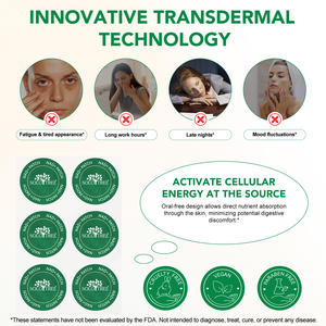 SOLOTREE Nad経皮パッチNad Resveratrolサプリメント経皮パッチ細胞修復老化防止Nadパッチ - Product Image 5