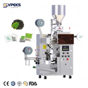 VPEKS High-Quality Double Chamber Tea Bag Packing Machine, Perfect for Inner and Outer Bag Packaging