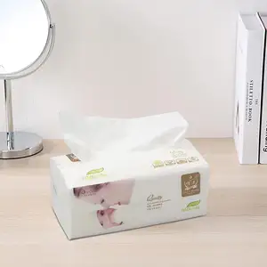 인쇄 된 비닐 봉투 소프트 팩 100% 처녀 목재 펄프 일회용 얼굴 티슈 페이퍼