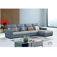 Alla moda Nordic soggiorno combinazione semplice e moderno piccolo appartamento completo la tecnologia high-end panno divano in tessuto
