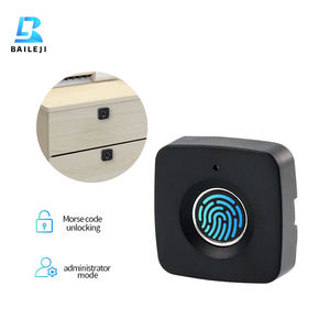 מנעול טביעת אצבע ביומטרי חכם עבור ארון עץ אוטומטי נעילה בטיחות תכונות בטיחות כרטיס זיכרון אחסון אפשרות עץ דלת sdk - Product Image 1