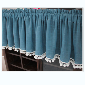 Cortina <span class=keywords><strong>de</strong></span> ventana embellecedora <span class=keywords><strong>de</strong></span> encaje corto, <span class=keywords><strong>cortinas</strong></span> <span class=keywords><strong>de</strong></span> cocina transparentes, cenefa <span class=keywords><strong>de</strong></span> 18 pulgadas <span class=keywords><strong>de</strong></span> longitud, <span class=keywords><strong>cortinas</strong></span> <span class=keywords><strong>de</strong></span> ventana pequeñas <span class=keywords><strong>de</strong></span> 2 paneles - Product Image 4