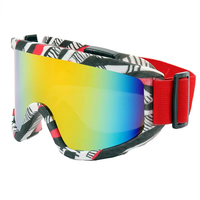 Lunettes de soleil coupe-vent personnalisées pour hommes et femmes, pour sports de ski d'hiver, anti-buée, protection UV, pour le ski et l'alpinisme