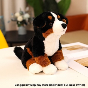 Juguete de Peluche para Perro Relleno de Algodón PP, Lindo Perro de Montaña Bernés y Husky, Muñeco de Peluche Confortable, Compañero de Juego para Dobermann, para Mayores de 14 Años - Product Image 4