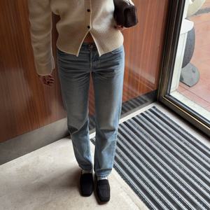 Pantalon décontracté pour femme, taille haute, coupe droite, jambe large, couleur unie, pantalon de bureau pour femme - Product Image 2