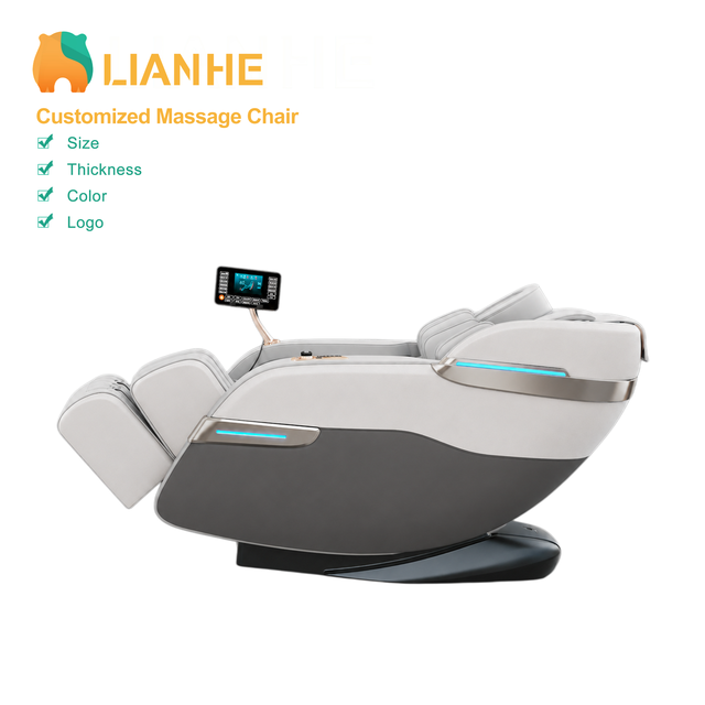 Portable Electric Massage Chair 2026 Best Seller Zero Gravity 3D 4D Shiatsu Smart Body Detection AI Control Multifunctional