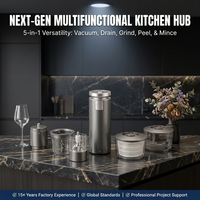 Hachoir Électrique Multifonctionnel en Plastique, Direct Usine, Écologique, Mini Robot Culinaire pour Usage Domestique