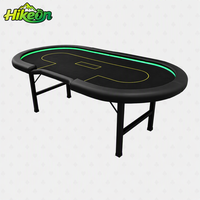 Table de jeu pliable 240x120cm avec éclairage d'ambiance LED, en feutre imperméable, pour événements et divertissements