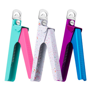 Coupe-ongles multifonctionnel en acier inoxydable en forme de U, ciseaux de manucure colorés pour salon de beauté - Product Image 3