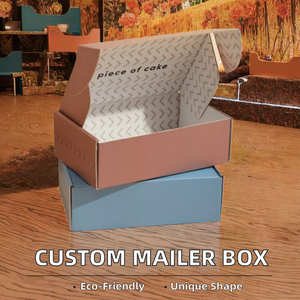 Custom <strong>Small</strong> Mailing <strong>Box</strong> with Logo <strong>Paper</strong> Card and Tissue Sticker for Cosmetics and Shampoo Shipping Packaging - Product Image 2