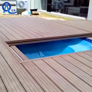 Water Crown Smart Sliding <b>Pool</b> Cover Automatic Retractable Safety Deck System Modern Luxury Swimming <b>Pool</b> Solution - Product Image 3