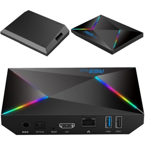 Nouvelle Box TV Intelligente R69 Plus 2024, 4 Go 64 Go, Android 14, Décodeur H728, Wi-Fi 2.4G/5GHz, Résolution <span class=keywords><strong>4K</strong></span> & 8K, Lecteur Multimédia 4 Go 32 Go - Product Image 3