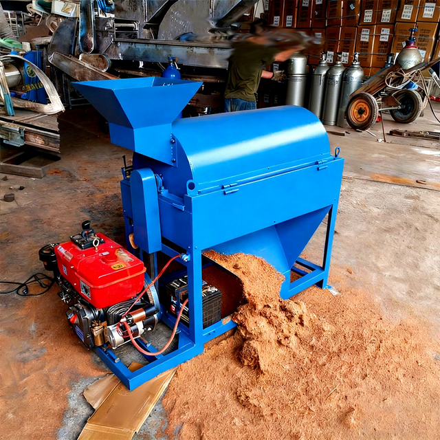 Hot Sale in Philippines and Indonesia Coconut Fiber Fabric Coir Extracting Machine Coconut Fiber Machine