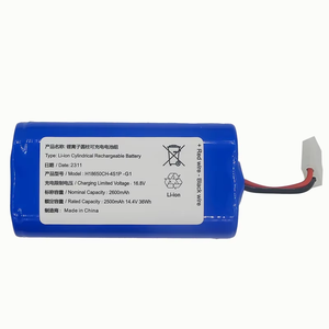 ชุดแบตเตอรี่สำรอง Liion แบตเตอรี่ทรงพลังขนาด14.4V 2600mAh H18650CH-4S1P กวาดพื้นสำหรับหุ่นยนต์ดูดฝุ่น <span class=keywords><strong>Xiaomi</strong></span> G1 - Product Image 2