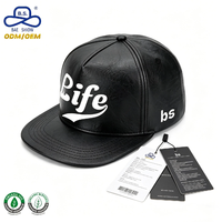Casquettes de baseball snapback streetwear en tissu PU premium à 6 panneaux avec logo personnalisé imprimé, pour unisexe, toutes occasions.