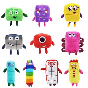 Hot verkopende Numberblocks knuffels set 1-10, educatieve zachte knuffels voor kinderen, cartoon Number Blocks knuffels cadeaus - Product Image 1
