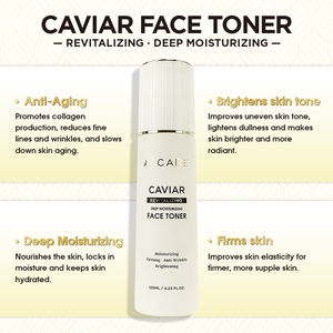 เอสเซนส์คาเวียร์มังสวิรัติออร์แกนิกพร้อมกรดไฮยาลูโรนิกและชาเขียวสำหรับการปรับสมดุลความชุ่มชื้นอย่างล้ำลึกและต่อต้านริ้วรอย - Product Image 2