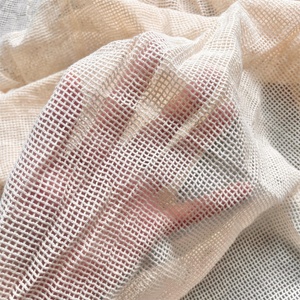 100% cotton lưới vải cho sofa Túi Túi mua sắm túi trái cây túi Rau lưới quần áo - Product Image 4