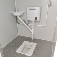 Usage temporaire Portable Wc Chimique En Plastique EPS Sandwich Panneau Mobile Toilettes Cabine pour Extérieur Portable Toilette Camping