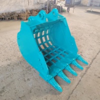 Godet de criblage en acier anti-usure NM400 pour excavatrices Cat Komatsu Volvo 8-30T