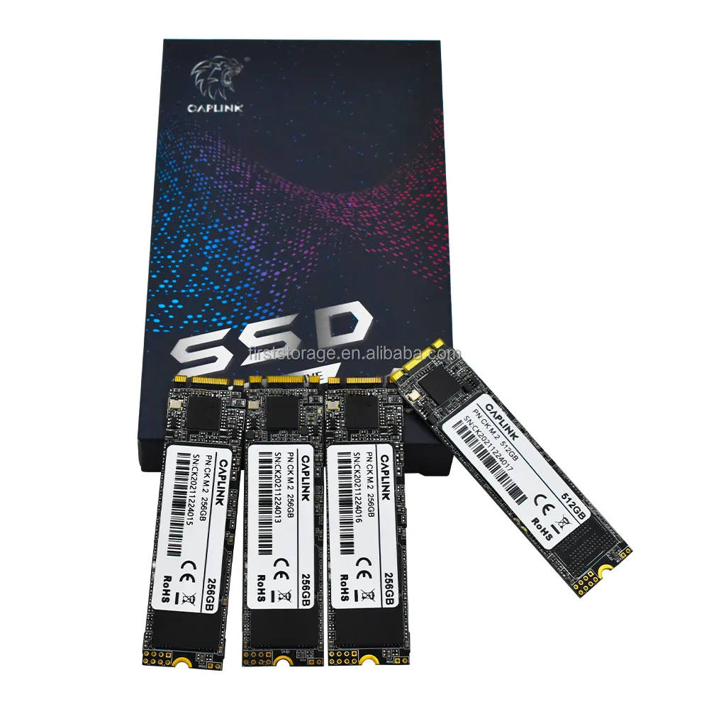 3D TLC NAND FLASH M.2 2280 512GB SSD Ssd M.2 1tb Desktop Internal SATA Wholesale Price Hard Drive Ssd Card 256gb Metal & Plastic