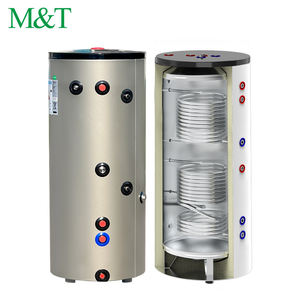 Bomba de calor de acero inoxidable 304/316/dúplex, tanque de calentadores de agua, tanque de almacenamiento de agua caliente doméstica, tanque de amortiguación 200L 300L para calefacción doméstica - Product Image 1